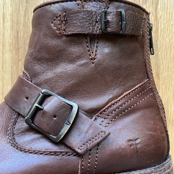 Frye Buckle Ankle Boots - Picture 8 of 9